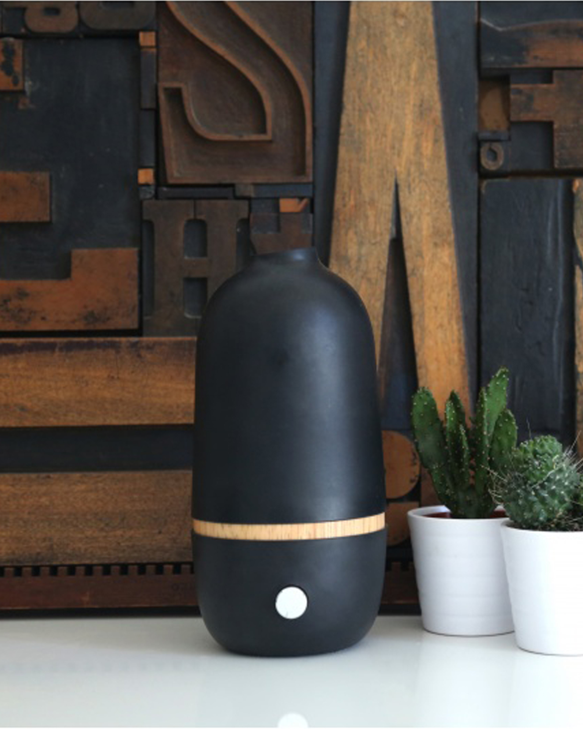 DAZZLEEX Diffusore Oli Essenziali A Nebulizzazione Senz'Acqua - Portatile Con Batteria 2000mAh E USB-C (Nero)
